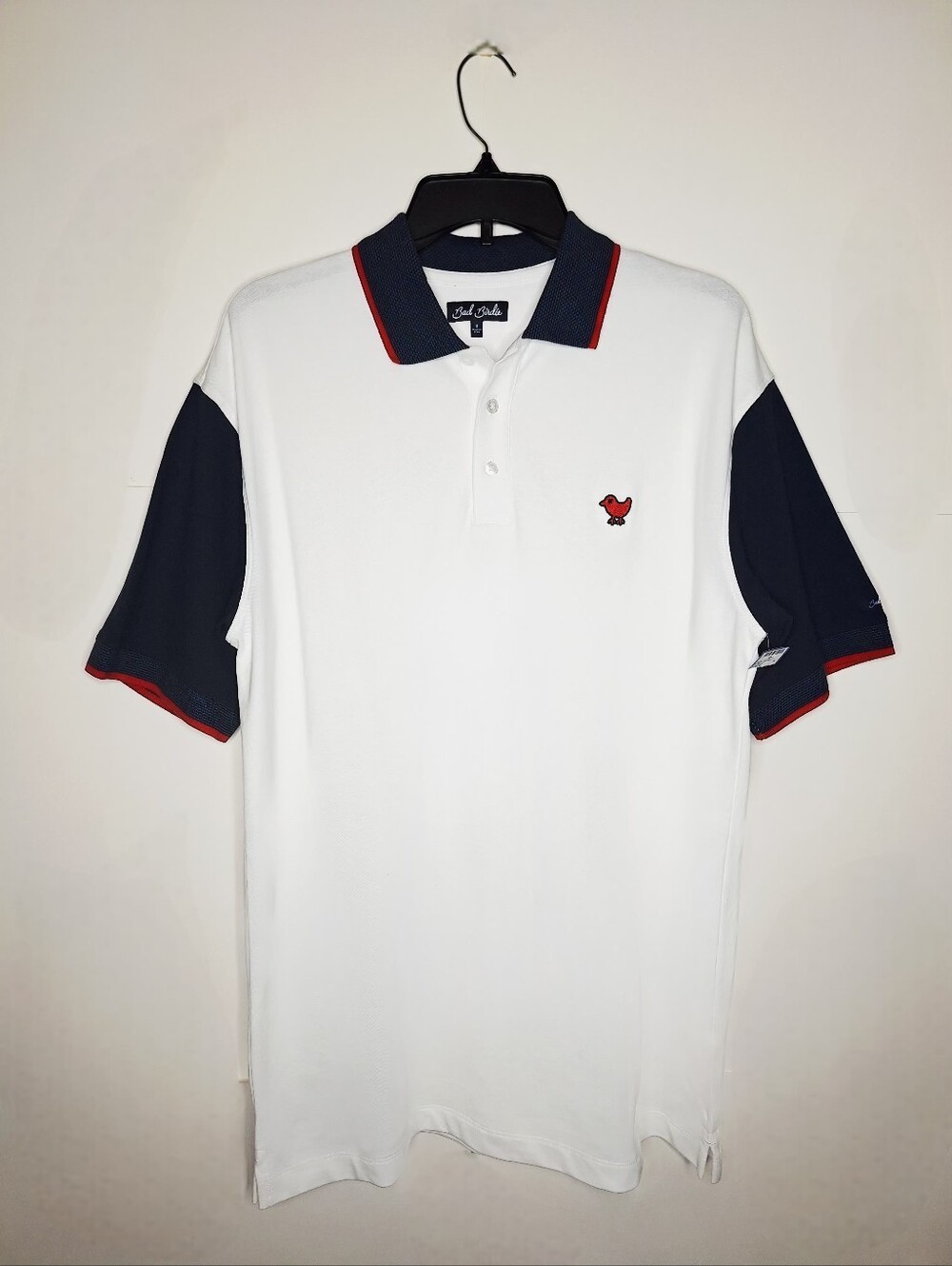Bad Birdie "Bad Birdie On The Greens" Old Money,Preppy,Golf Polo Shirt.